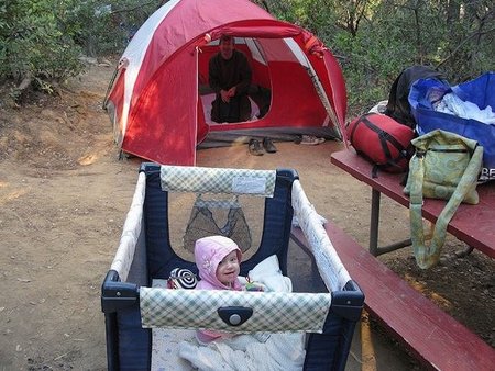 ¿A partir de qué edad los bebés pueden disfrutar de una acampada en familia?